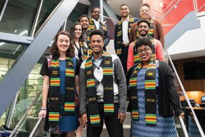 Graduating Seniors Class of 2019 from the University of Cincinnati Emerging Ethnic Engineers Program