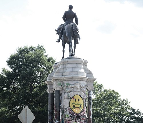 Confederate Gen. Robert E. Lee in Richmond, Virginia