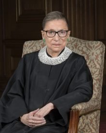 Photo of the late Supreme Court Justice Ruth Bader Ginsburg