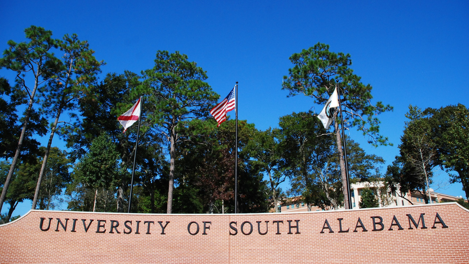 Photo of the University of South Alabama's campus