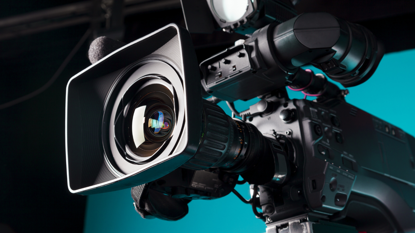 Photo of a movie camera