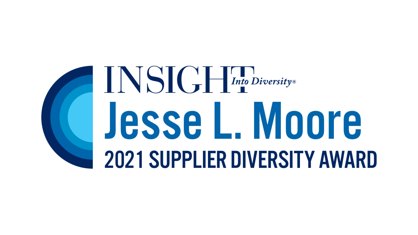 INSIGHT Into Diversity Jesse L. Moore Supplier Diversity Award logo