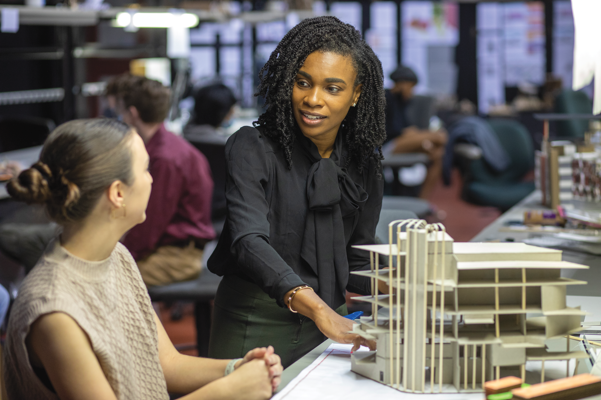Kiwana McClung (standing) was recently named chief diversity officer at the University of Louisiana at Lafayette. The school is finalizing an institutional strategic plan, and the HEED Award application has proved instrumental as McClung engages with campus-wide planning committees about diversity and inclusion initiatives.