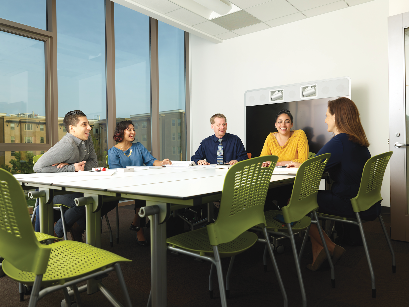 University of La Verne Professor Jerry Kernes meets with students in the doctorate in clinical psychology program. The school’s College of Health and Community Well-Being includes programs that focus on physical and mental health.