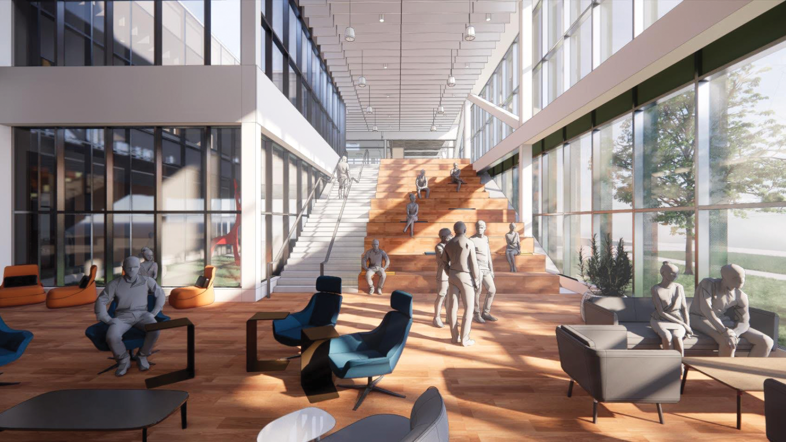 The Michigan State University Multicultural Center, expected to be completed in fall 2024, is the result of years of student advocacy. (Image courtesy of SmithGroup)