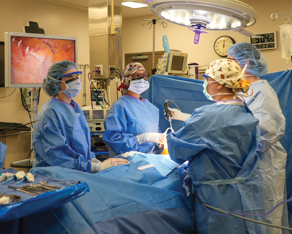 Birmingham VA Health Care System (BVAHCS) surgeons in the operating room in 2022. (Photo courtesy of Zita McCall, Birmingham VA Visual Information Specialist)
