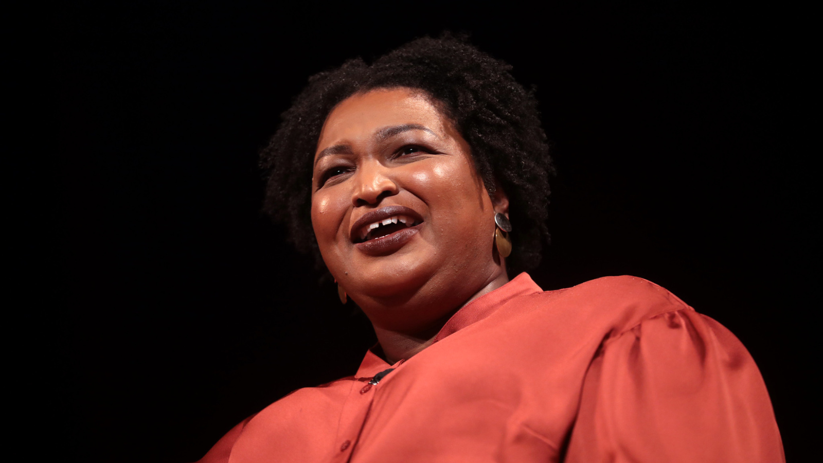 Stacey Abrams, pictured at an event in Mesa, Arizona, will be joining the faculty at Howard University in September.