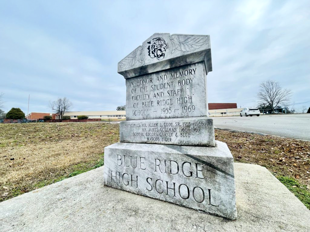 The former Blue Ridge High School, which taught Black students during segregation, will serve as the site of the Black Heritage Trail in the city of Seneca.