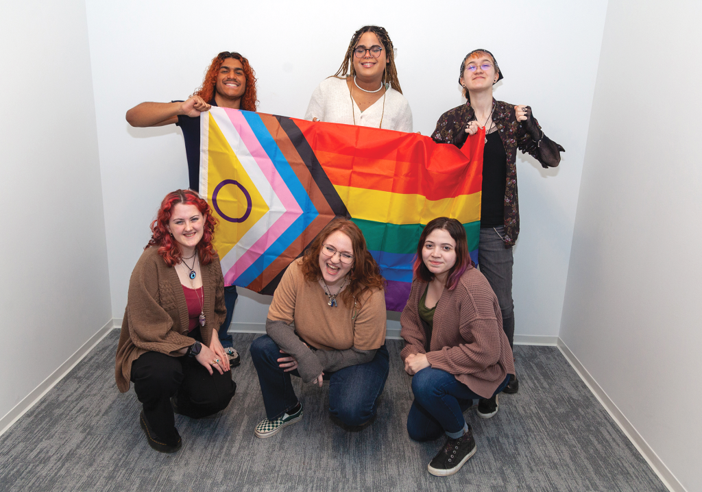 Students participate in Alternative Breaks hosted by Campus Pride to learn the basics of LGBTQ+ activism and outreach and generate change on their campus. (Photo courtesy of Campus Pride)
