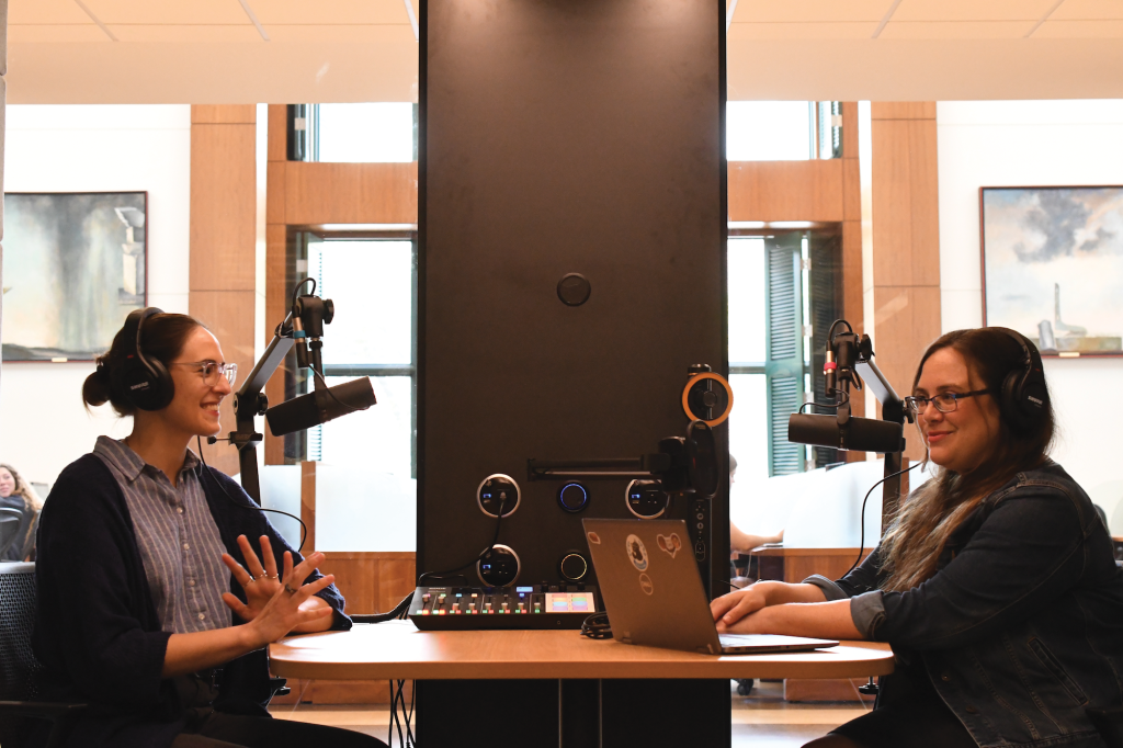 The College of Charleston Libraries recently opened a podcasting studio to serve as a space for recording high-quality oral history interviews. The studio will be utilized as part of the Lowcountry Oral History Initiative.