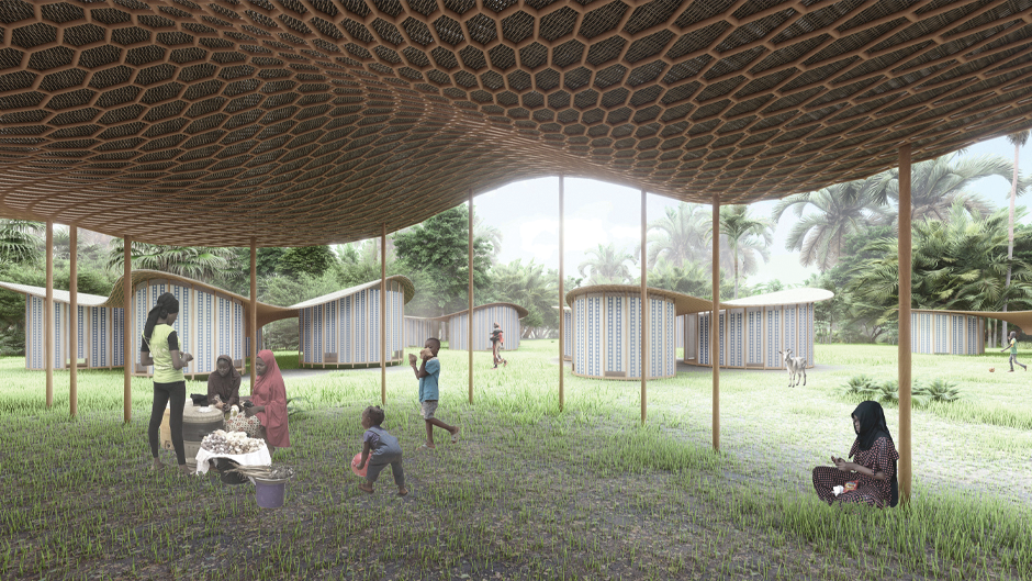 University of Miami architecture students harnessed creativity and skills to design refugee shelters in response to the urgent global demand.