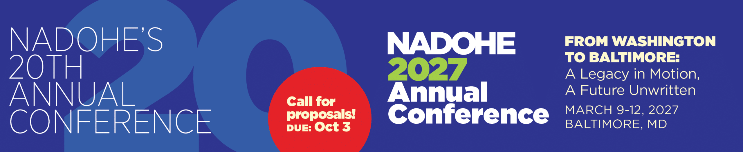 NADOHE 2027 Annual Conference